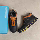 Чоловічі зимові шкіряні черевики C-93, фото 7