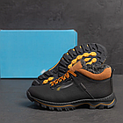 Чоловічі зимові шкіряні черевики C-93, фото 9