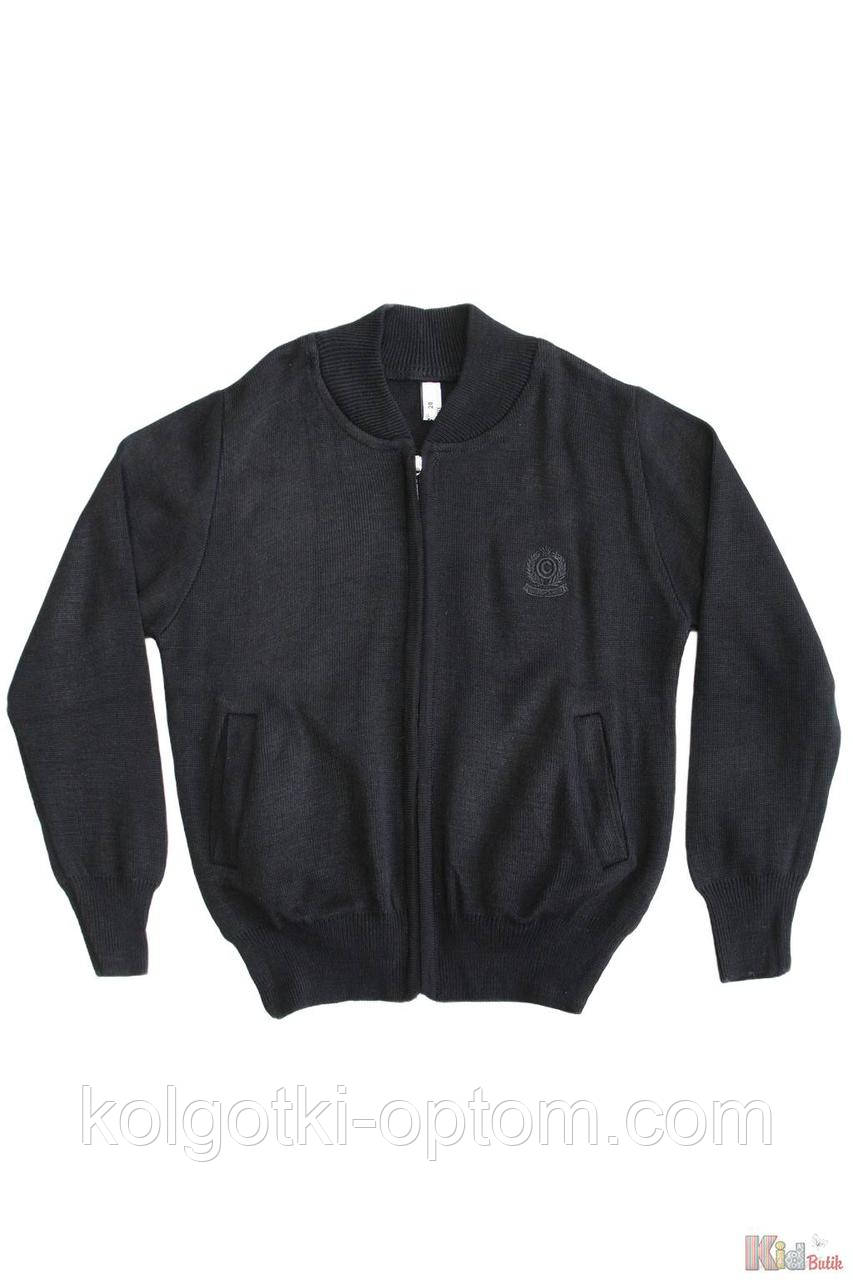 ОПТОМ Кофта чорна на блискавці для хлопчика (128 см.)  Capris 2125000880280, фото 1