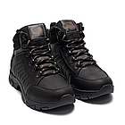 Чоловічі зимові шкіряні черевики WJ Trekking Step Black, фото 4