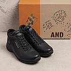 Чоловічі зимові шкіряні черевики Sport Trekking J-9, фото 5