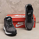 Чоловічі зимові шкіряні черевики Air Max Grey, фото 7
