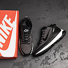 Чоловічі зимові шкіряні черевики Air Max Grey, фото 9