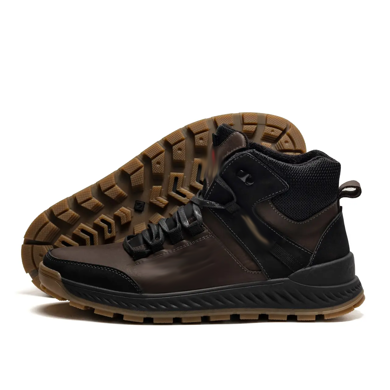 Чоловічі зимові шкіряні черевики  Winter E-series biom Brown, фото 1