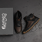 Чоловічі зимові шкіряні черевики  Winter E-series biom Brown, фото 10