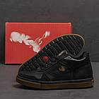 Чоловічі зимові шкіряні кросівки Winter Smash Black, фото 9