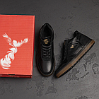 Чоловічі зимові шкіряні кросівки Winter Smash Black, фото 10