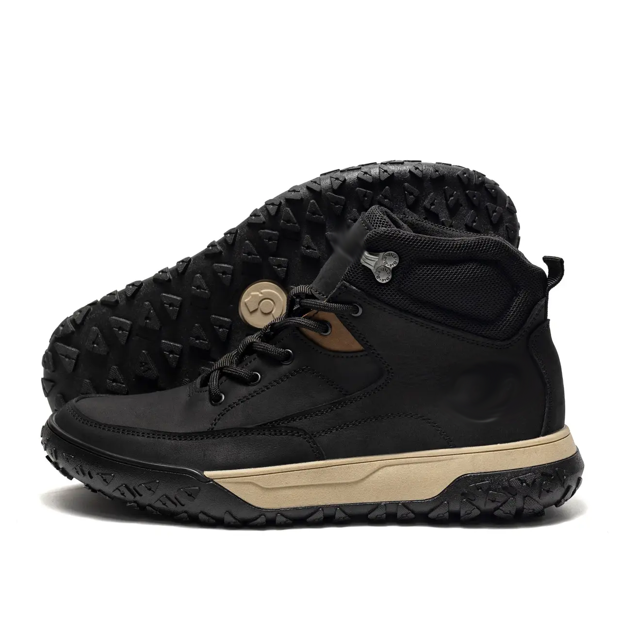 Чоловічі зимові шкіряні кросівки Timm Winter Black, фото 1