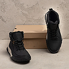 Чоловічі зимові шкіряні кросівки Timm Winter Black, фото 5