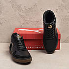 Чоловічі зимові шкіряні кросівки Winter Smash Black, фото 7