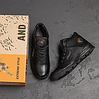 Чоловічі зимові шкіряні черевики  Y-707, фото 10