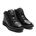 Чоловічі зимові шкіряні черевики E-series Black, фото 2