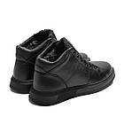 Чоловічі зимові шкіряні черевики E-series Black, фото 4