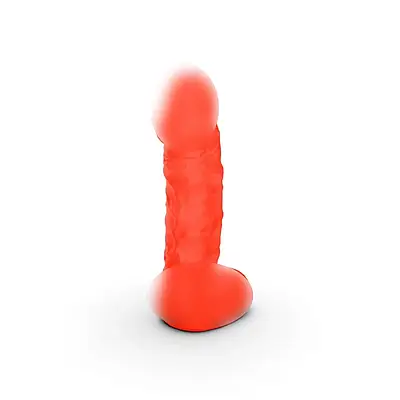 Свічка у вигляді члена Pure Bliss BIG Orange 18 см