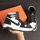 Чоловічі зимові шкіряні кросівки White, фото 8