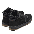 Чоловічі зимові шкіряні черевики LK  Step Black, фото 4