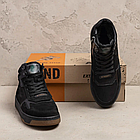 Чоловічі зимові шкіряні черевики LK  Step Black, фото 6