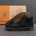 Чоловічі зимові шкіряні черевики LK  Step Black, фото 10