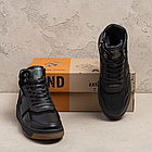 Чоловічі зимові шкіряні черевики LK Step Black, фото 6