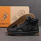 Чоловічі зимові шкіряні черевики LK Step Black, фото 9