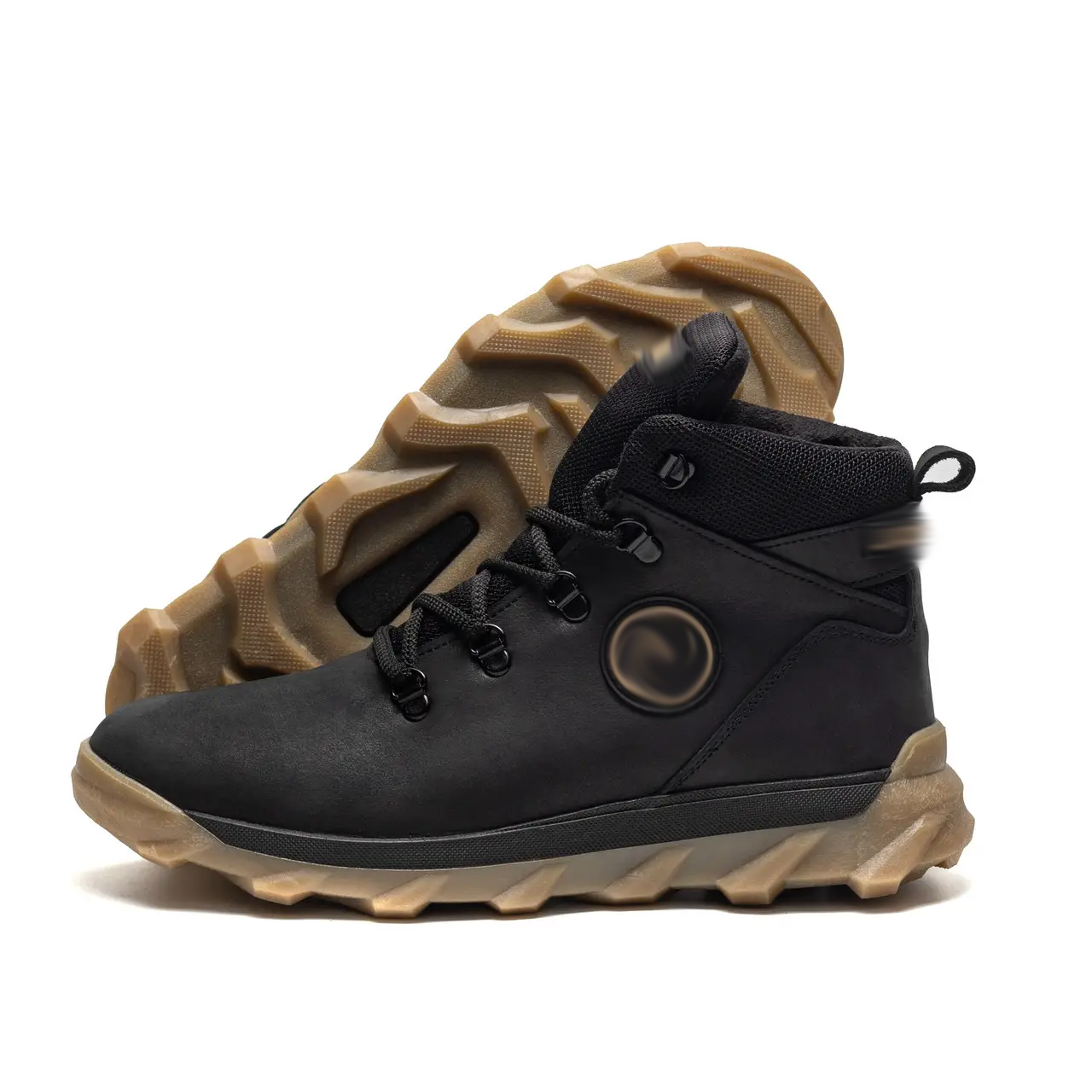 Чоловічі зимові шкіряні черевики Winterized Originals Black, фото 1