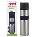 Термос 950 мл із нержавіючої сталі Kamille з гумовою вставкою, фото 2