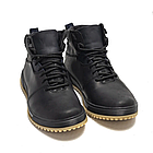 Чоловічі зимові шкіряні черевики LV black Style, фото 3