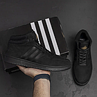 Чоловічі зимові шкіряні черевики AD Znsored High, фото 8