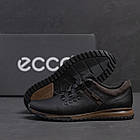 Чоловічі шкіряні кросівки Е-series Brown, фото 9