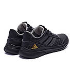 Чоловічі шкіряні кросівки  A - Grey, фото 4