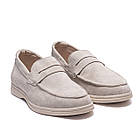 Чоловічі шкіряні лофери Beige, фото 2