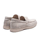 Чоловічі шкіряні лофери Beige, фото 4