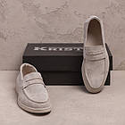 Чоловічі шкіряні лофери Beige, фото 6