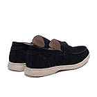 Чоловічі шкіряні лофери Black, фото 4