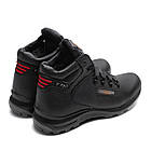 Чоловічі зимові шкіряні черевики Y-707, фото 3