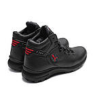 Чоловічі зимові шкіряні черевики Y-707, фото 4