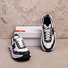 Чоловічі шкіряні кросівки Clasic model White, фото 5