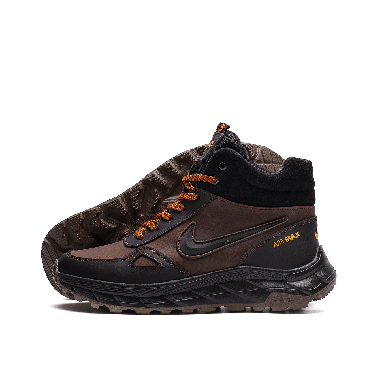 Чоловічі зимові черевики Support Black, фото 1