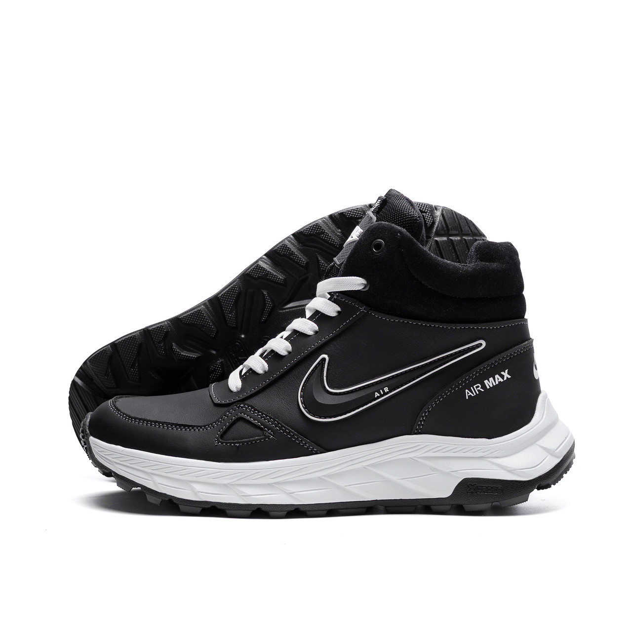 Чоловічі зимові черевики Support Black, фото 1