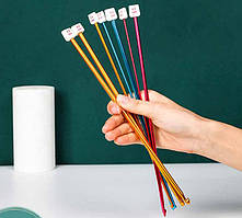 Гачок для в'язання металевий довжина 27см, діаметр 6,0мм. Колір мікс