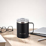 Термокухоль 360 мл з нержавіючої сталі Kamille з ручкою, фото 2