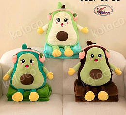 Плед-іграшка-подушка Авокадо мод. 128