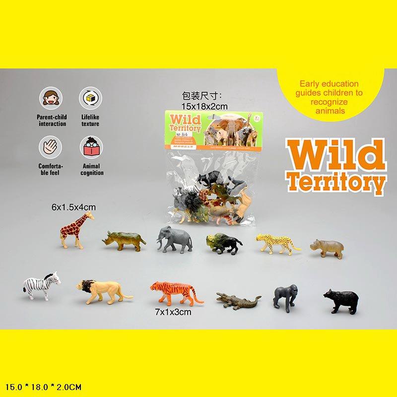 Тварини дикі,в кульку,15х18х2см №B14(144)(288) КІ, фото 1