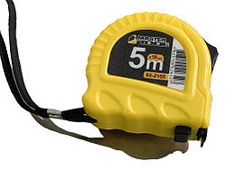 Рулетка Master Tool кнопка Stop,протиковзний гачок №65-2105 5мх19мм