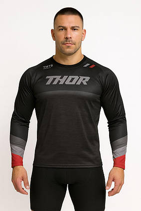 Рашгард чоловічий CoolMax TMTB THOR чорно-червоний