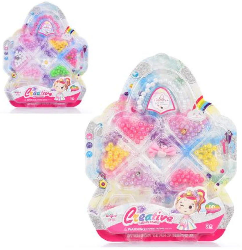 Намистини,нитки,підвіска,2 види,на планшеті,23х29х3см №YF3007Q-Q1(108), фото 1