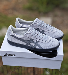 Чоловічі кросівки Asics Onitsuka Tiger Tokuten Gray сірі Асікс замша кеди спортивні