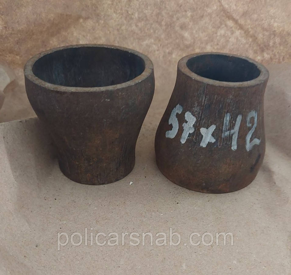 Перехід сталевий концентричний ДУ50x32 (57х42) приварний безшовний, фото 1