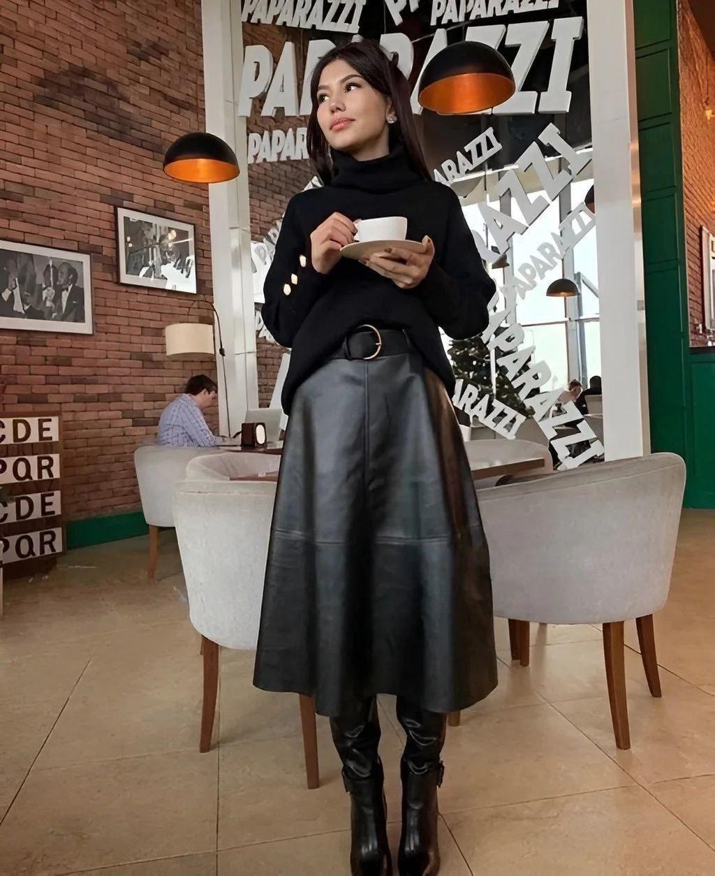 Спідниця Норма + Батал "Екошкіра", фото 1