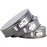 Набір роз'ємних форм для випічки 3 шт Ofenbach (d24; 26; 28 см) з вуглецевої сталі, фото 2